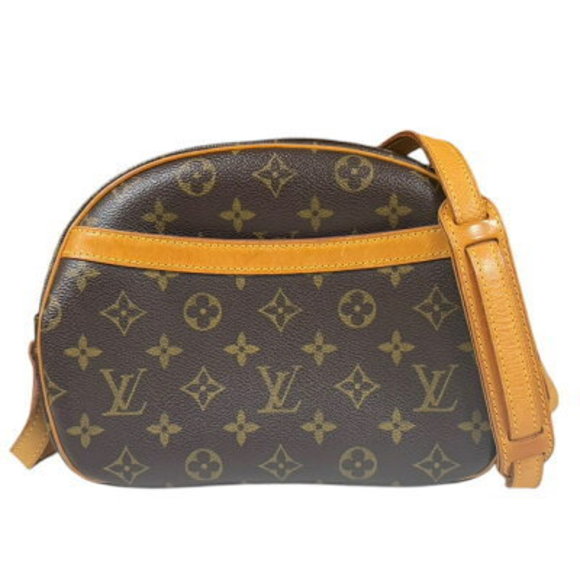 Louis Vuitton Blois Monogram Shoulder Bag Canvas Brown - Picture 1 of 9